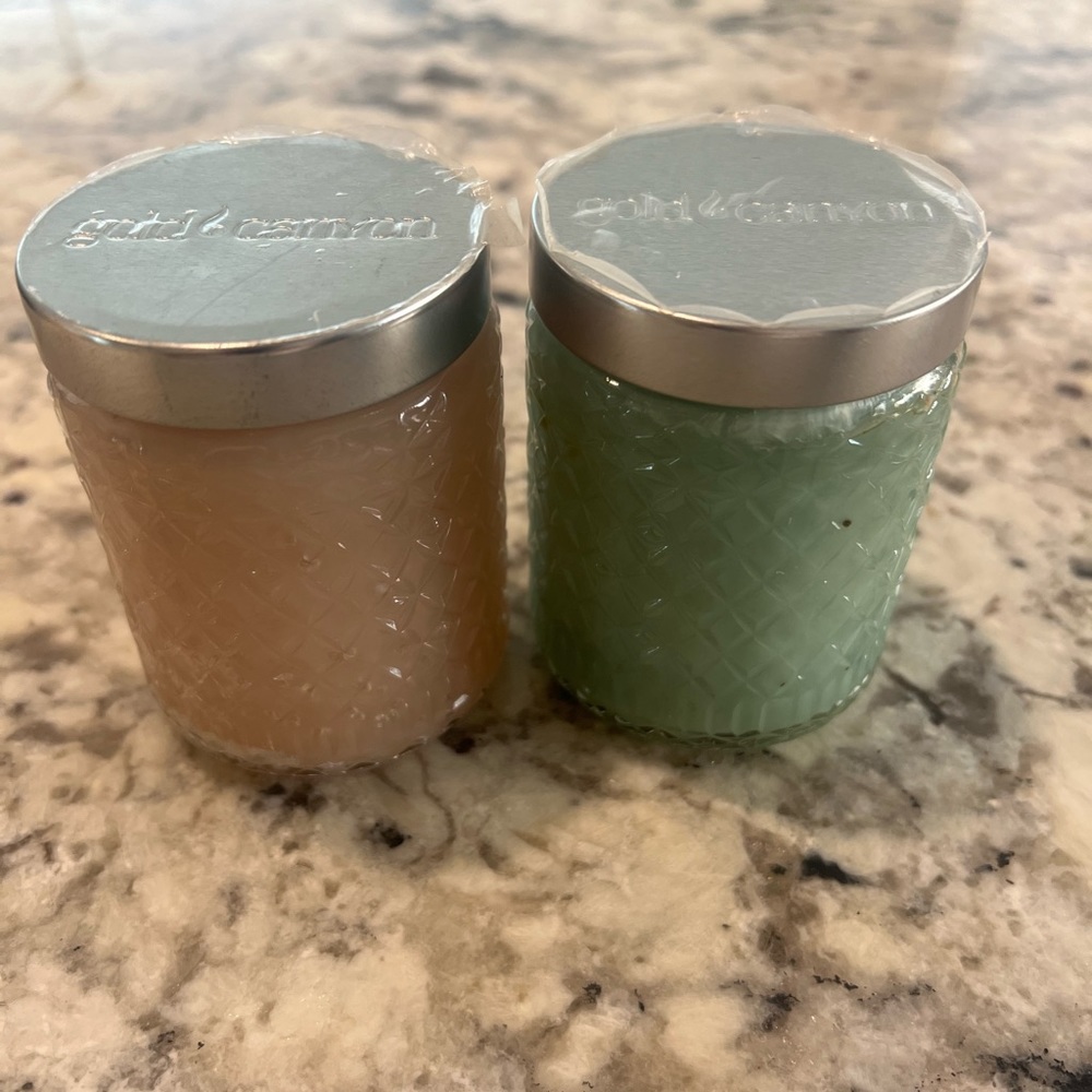 RARE~ Gold Canyon Toasted Coconut Cake & Vintage Bayberry candles ((BRAND NEW))